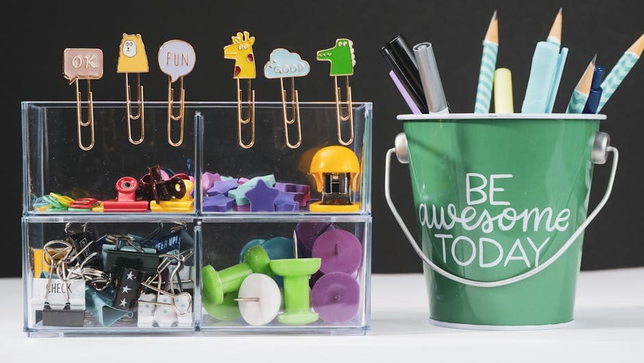 Desk Organizer with Drawers