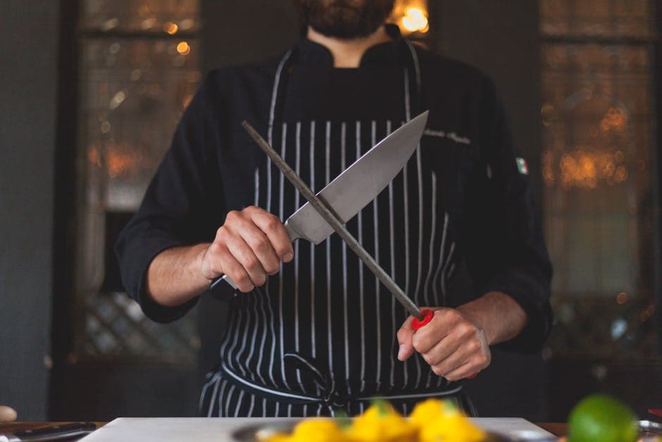 High-Carbon Steel Chef's Knife (8")