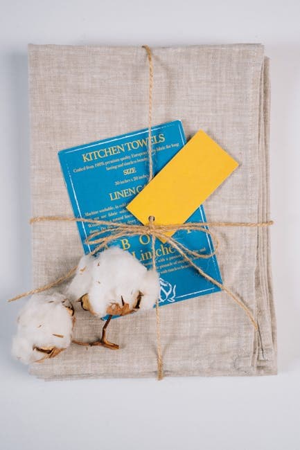 Linen Kitchen Towel Set (4-Piece)