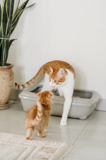 Self-Cleaning Cat Litter Box