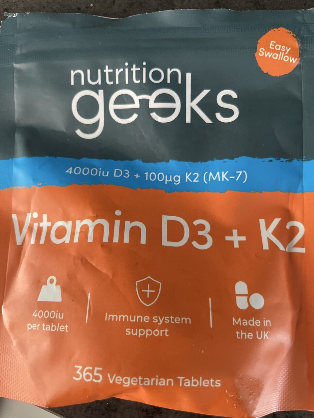 Vitamin D3 + K2 Softgels